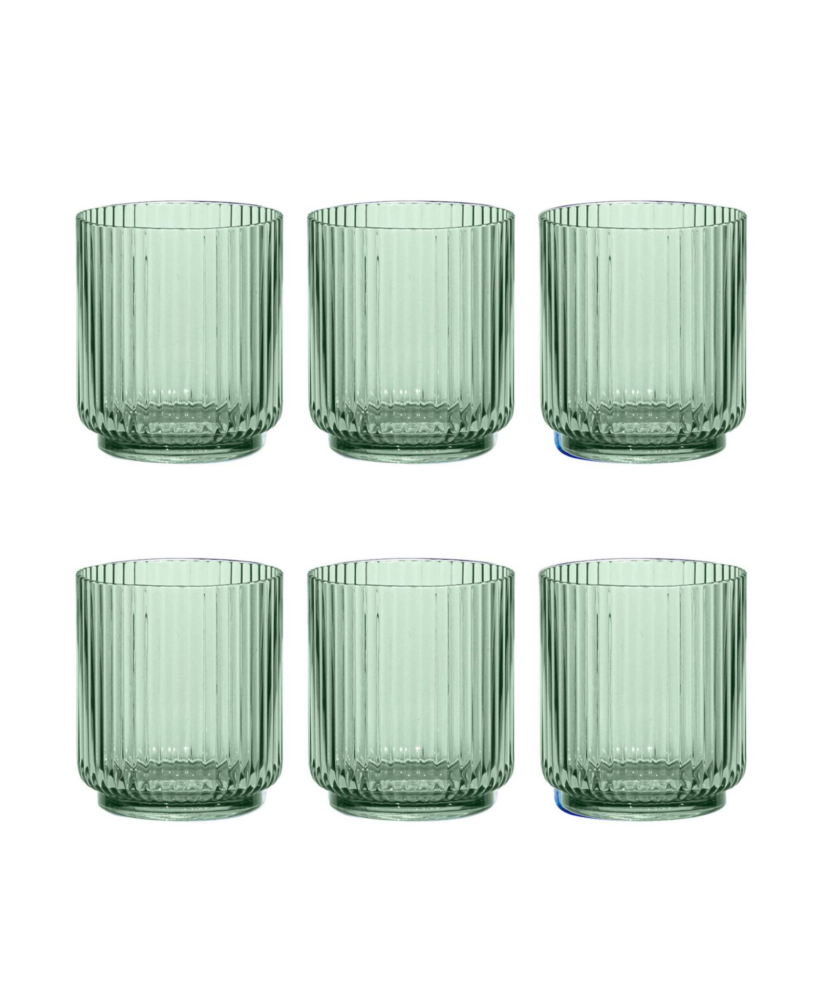 Abode Homewares Mesa Double Old Fashion Premium Acrylic Glasses, Set of 6