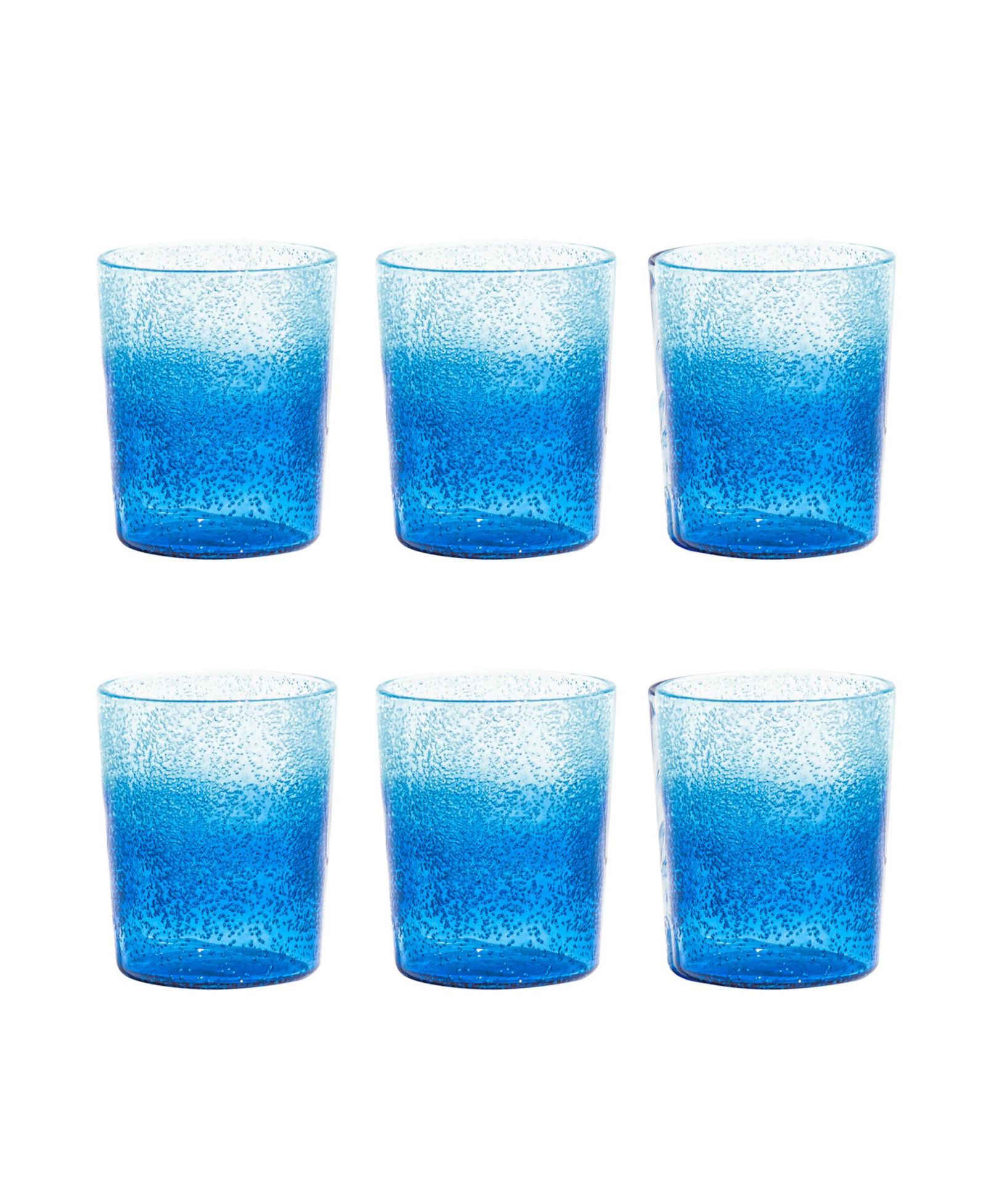 Набор из 6 премиальных акриловых стаканов Abode Homewares Oceanic Ombre для старых фирменных коктейлей