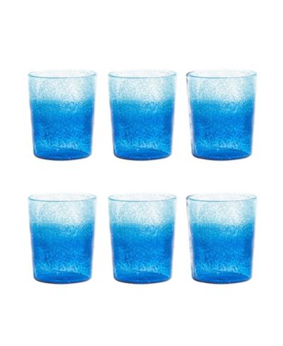 Abode Homewares Oceanic Ombre набор из 6 акриловых стаканов Double Old Fashioned