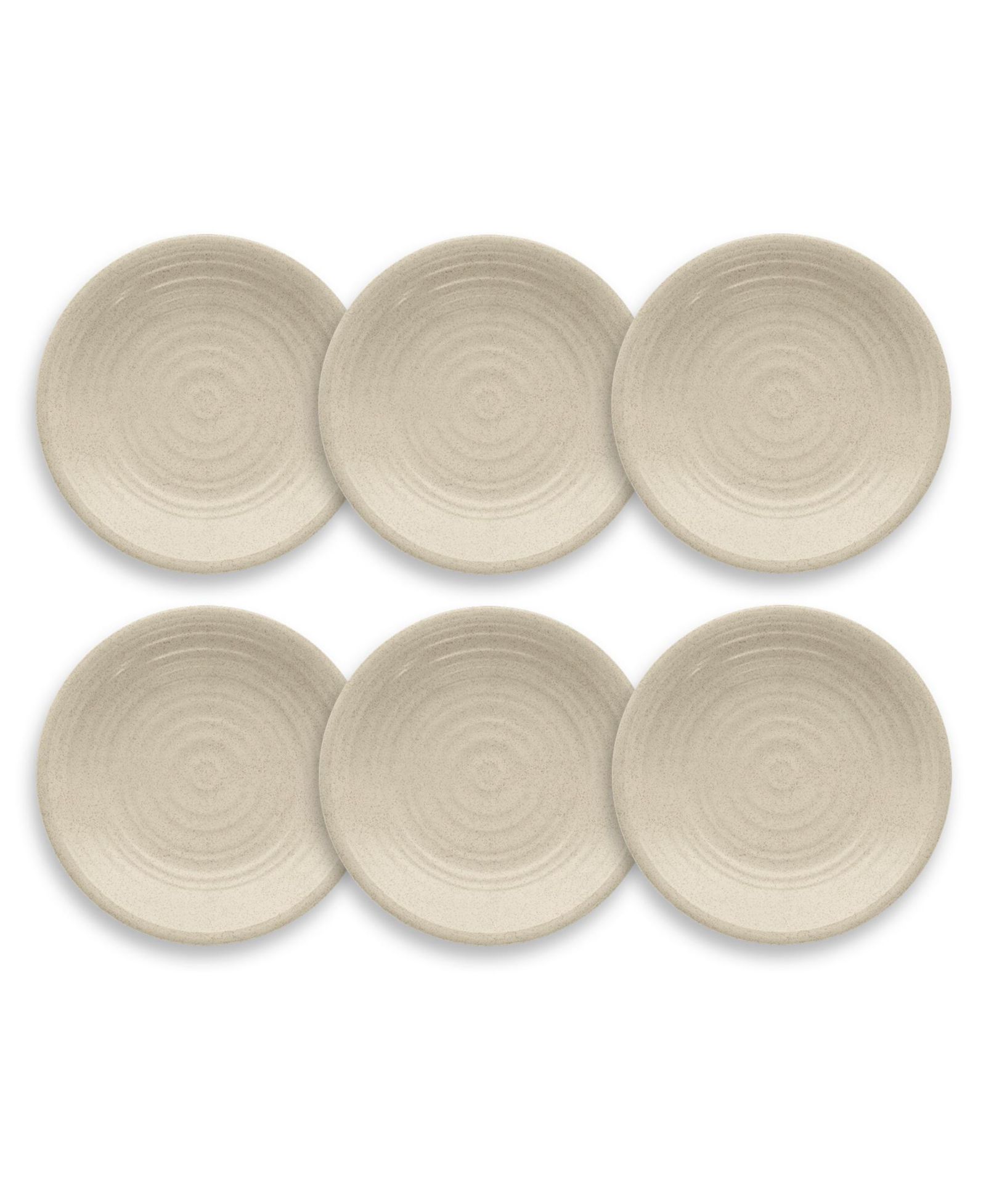 Abode Homewares Planta Artisan 6-Piece Salad Plate Set, 8.5"