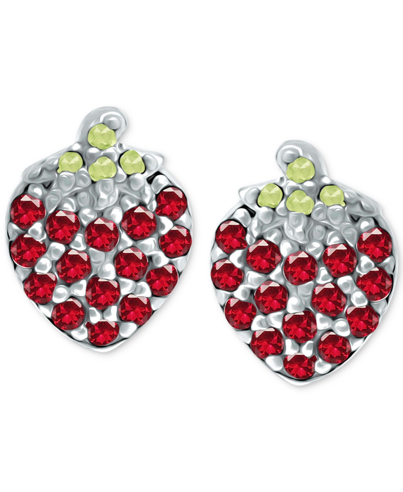 Giani Bernini Cubic Zirconia Strawberry Stud Earrings, Created for Macy's