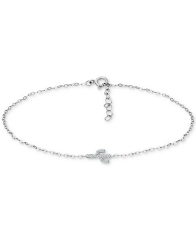 Браслет на щиколотку Giani Bernini Cubic Zirconia Cactus