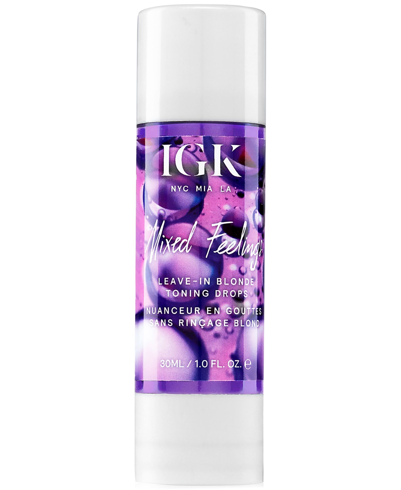 Сыворотка для волос IGK Hair Mixed Feelings Leave-In Blonde Toning Drops