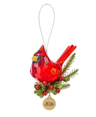 Ganz Kissing Krystals 2026 Limited Edition Cardinal Ornament, Macys Exclusive