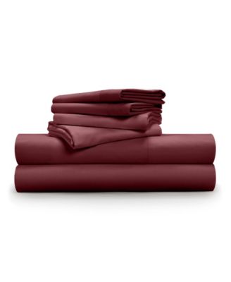 Pillow Gal Luxe Soft & Smooth Lyocell 6-Piece Sheet Set, Full