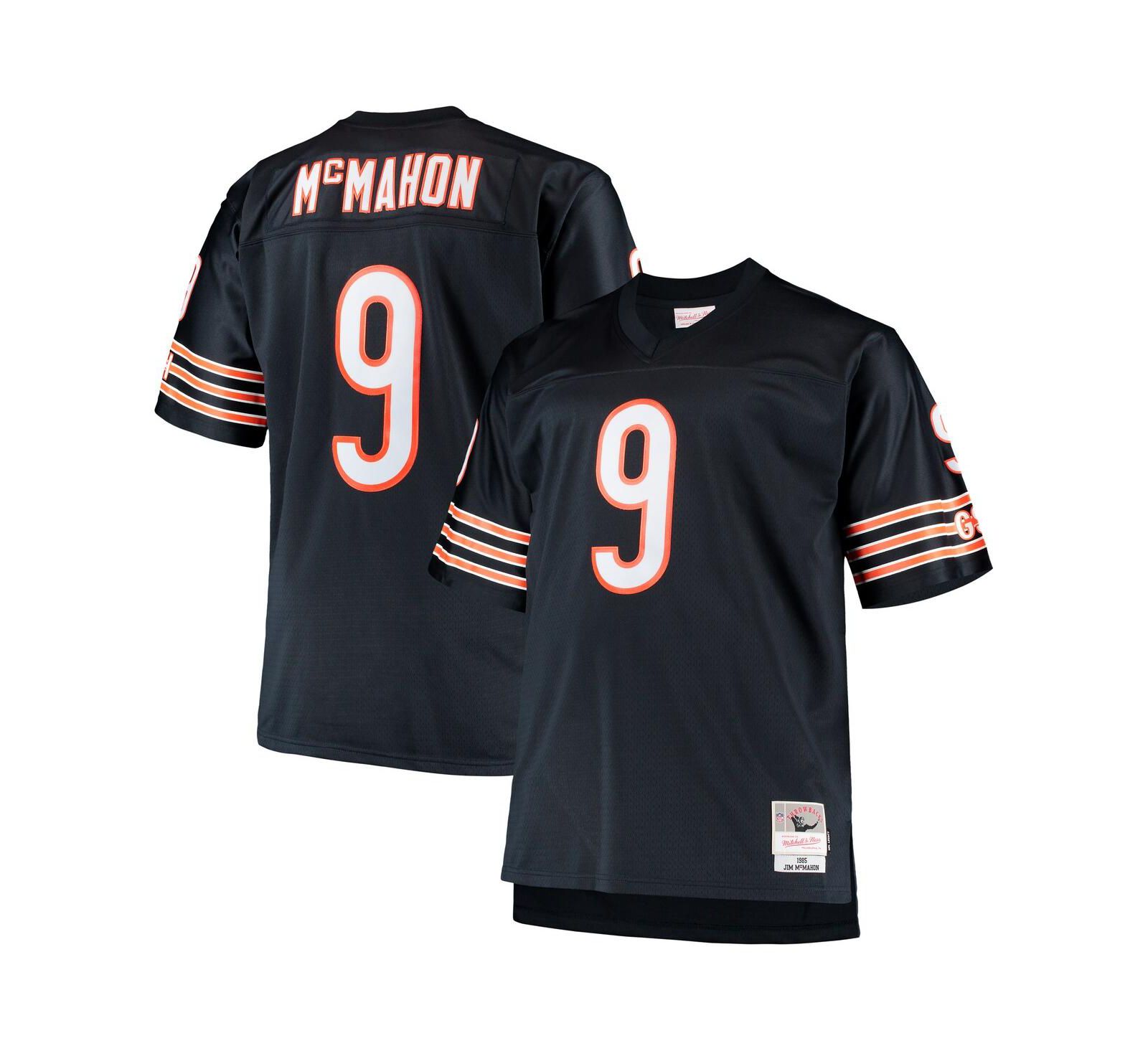 Мужская джерси Mitchell & Ness Jim McMahon Chicago Bears Big and Tall 1985 Retired Player