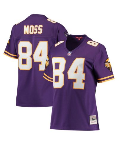Женская джерси Mitchell & Ness Randy Moss Purple Minnesota Vikings Legacy Replica
