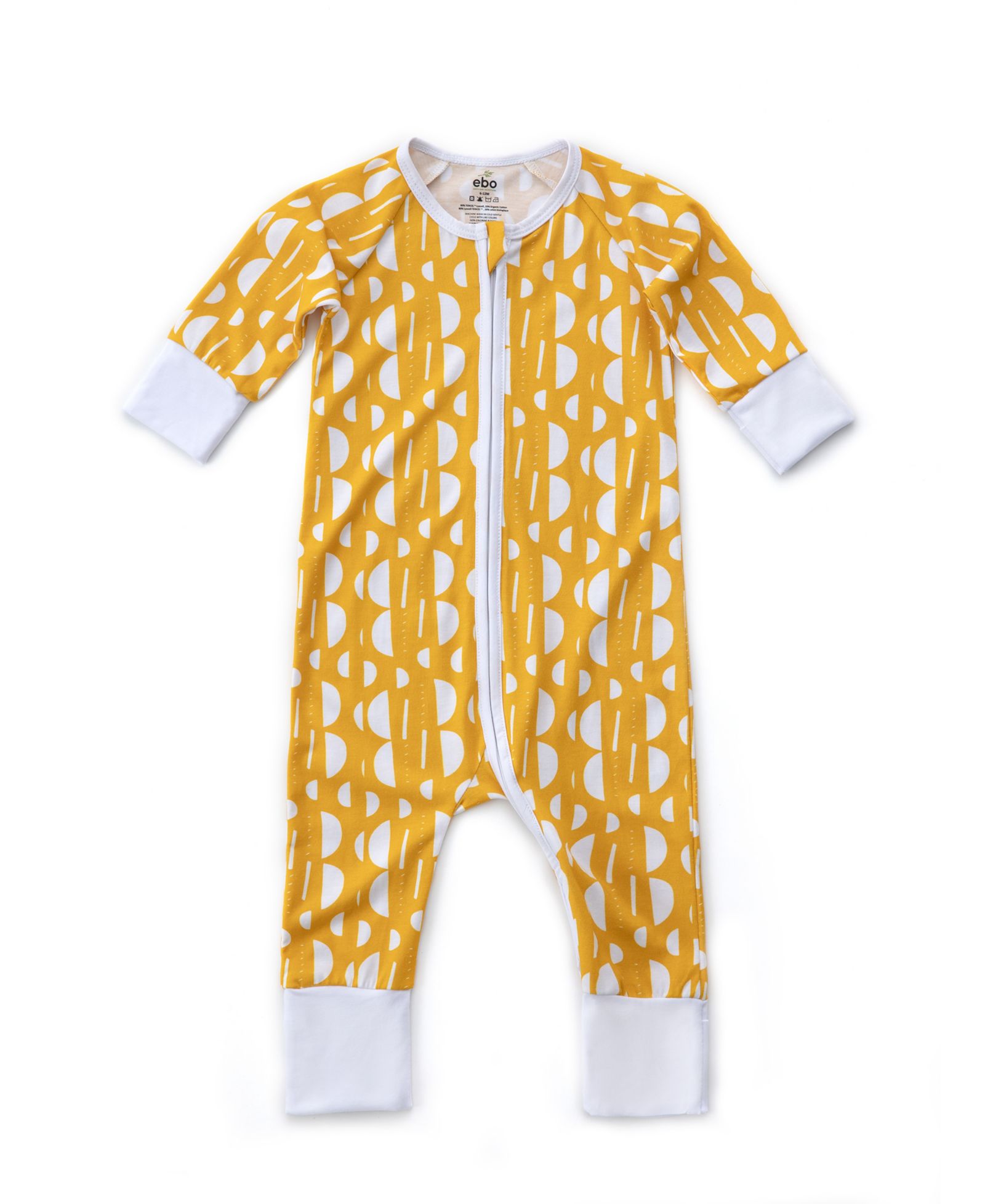Ромпер Earth Baby Outfitters для мальчиков и девочек 2 Way Zippy