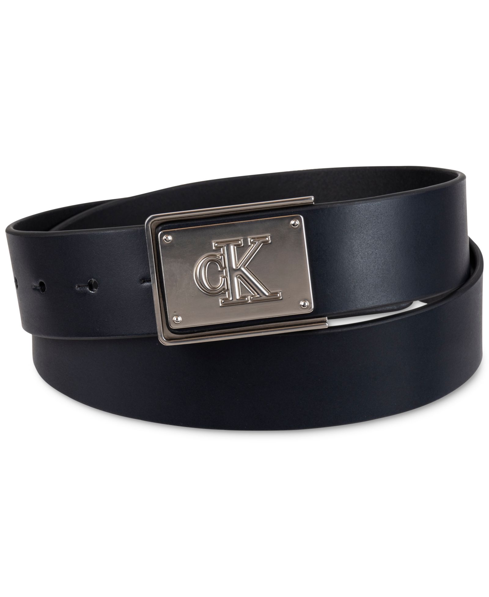 Calvin Klein Мужской ремень CK Plate Plaque