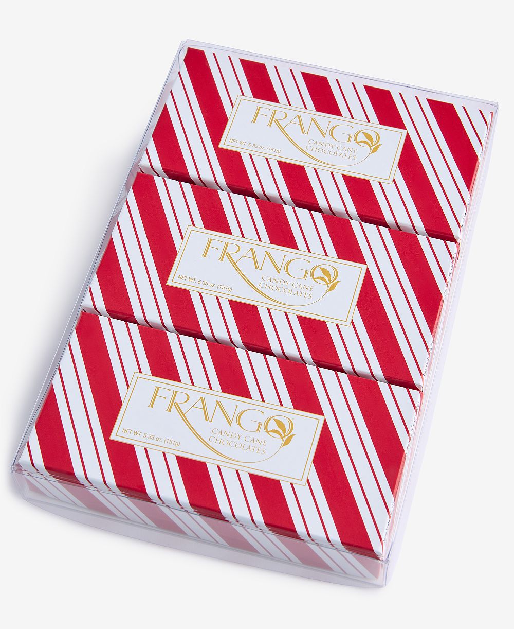 Frango Chocolates 3 Pack Holiday 1/3 LB Holiday Candy Cane Box of Chocolates, Created for Macy's