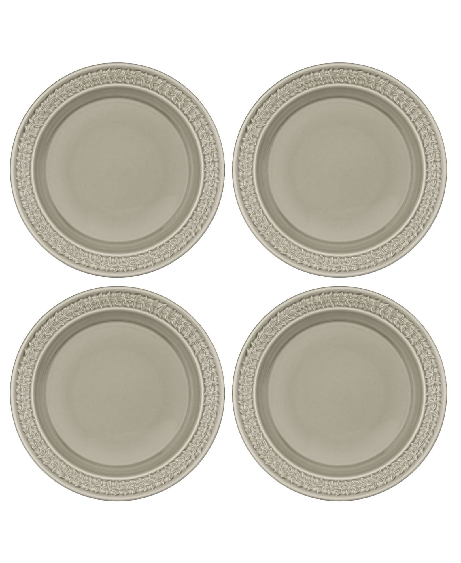 Portmeirion Botanic Garden Harmony Stone Dinner Plates, Set of 4