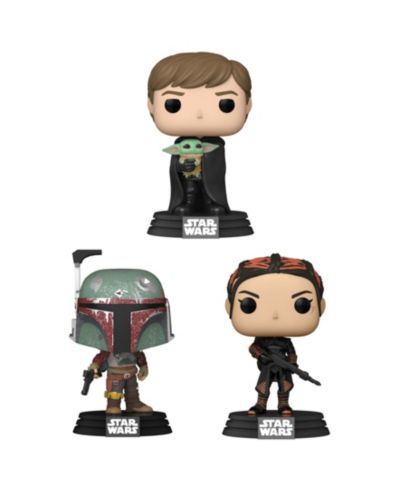 Lissi Dolls Star Wars Mandalorian 3-Piece Action Figure Set, Ages 3+