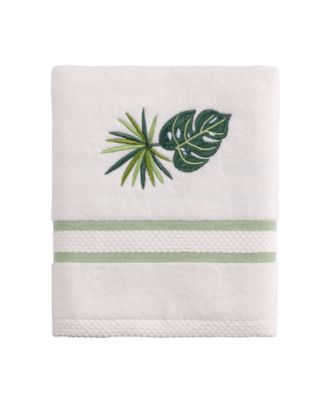 Полотенце для рук Avanti Viva Palm из хлопка с вышивкой, 16" x 30"