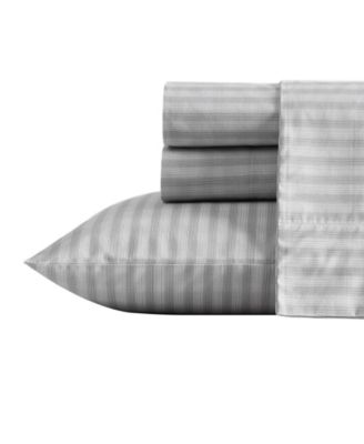 Nautica Michael Plaid Cotton Percale 4-Piece Sheet Set, King