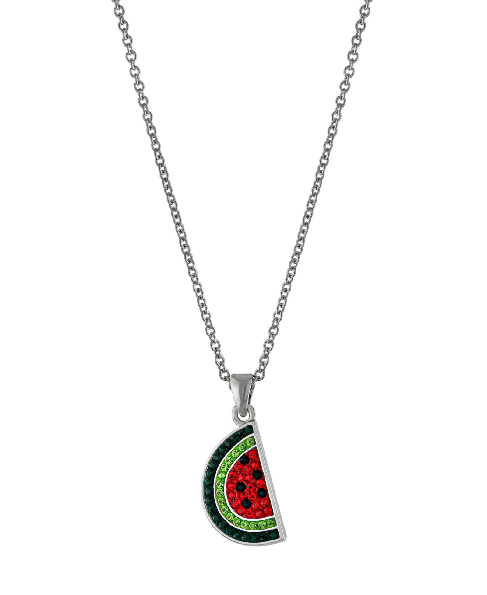 Женская подвеска-кулон Women's Crystal Watermelon