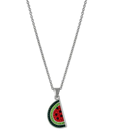 Женская подвеска-кулон Women's Crystal Watermelon