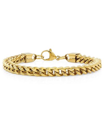 STEELTIME Мужской браслет из нержавеющей стали с напылением 18k Gold