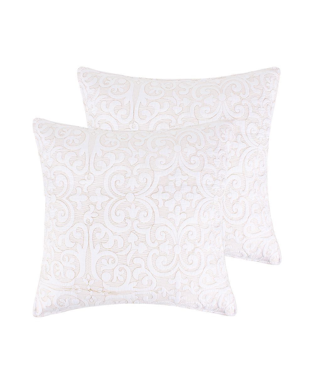 Levtex Home комплект наволочек Sherbourne Quilted Stitch, 2 предмета, European