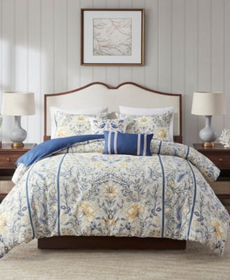 Harbor House Livia Oversized Cotton 5-Pc. Duvet Cover Set, King