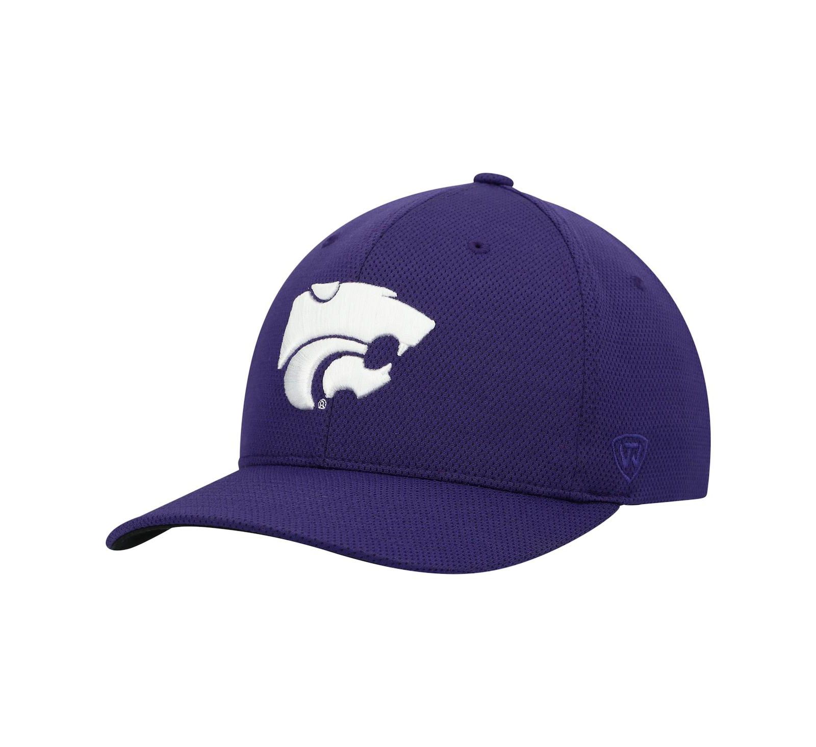 Мужской Top of the World Purple Kansas State Wildcats Reflex Logo Flex Hat