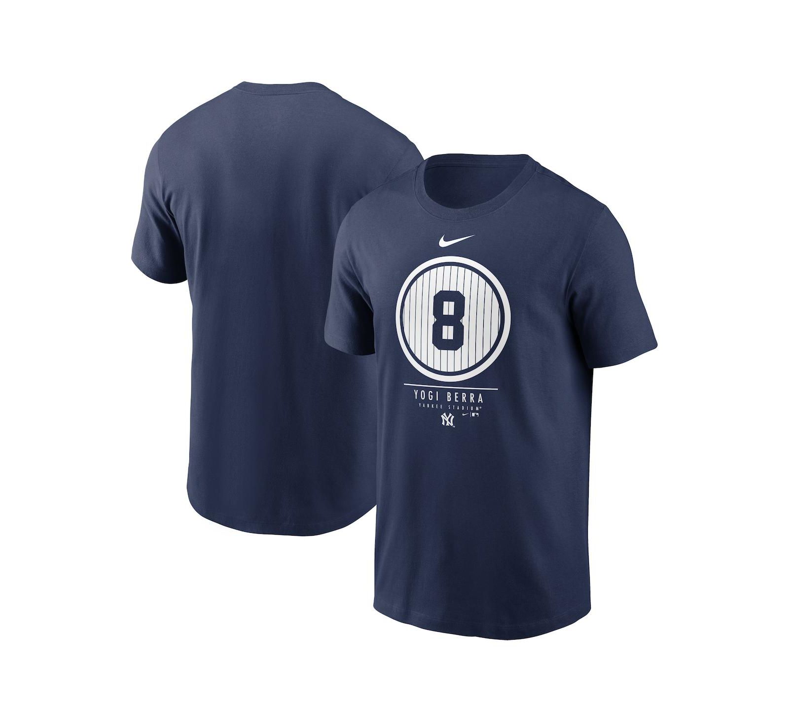 Футболка Men's Nike Yogi Berra Navy New York Yankees Locker Room