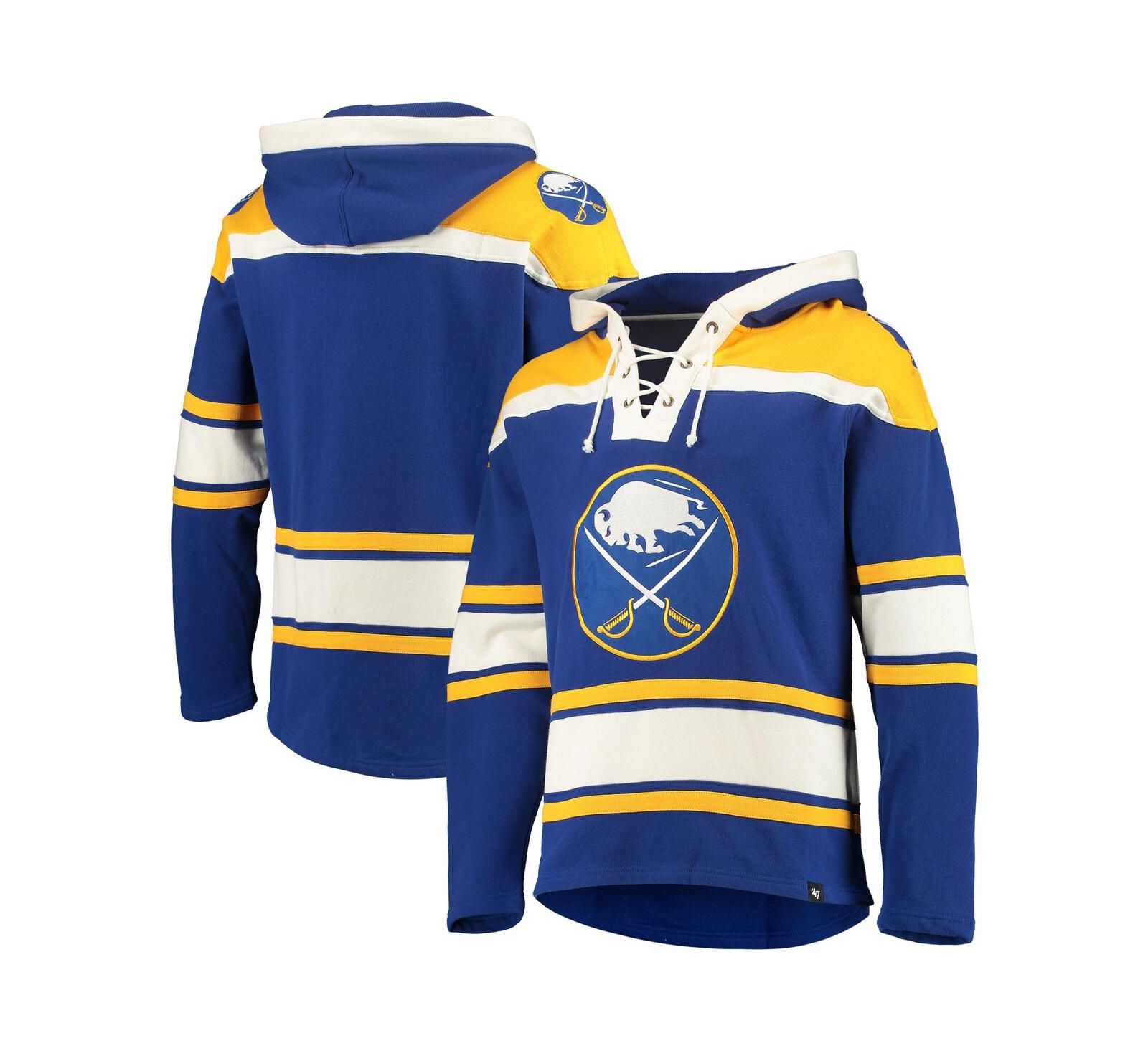 Мужская толстовка-худи с капюшоном Royal Buffalo Sabres Superior Lacer Team от '47 Brand