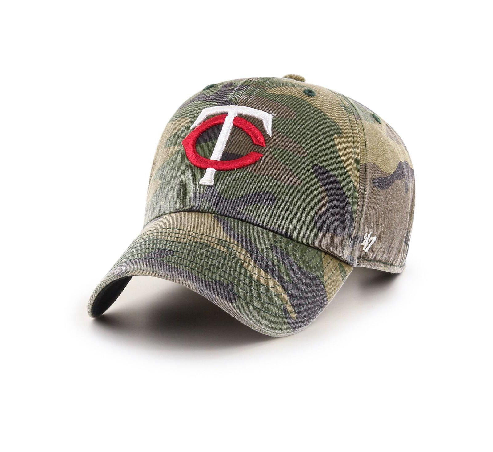 Мужская кепка '47 Camo Minnesota Twins Clean Up Adjustable Hat