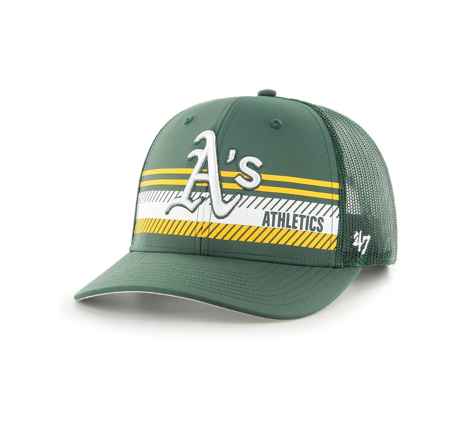 Men's '47 Green Oakland Athletics Cumberland Trucker Snapback Hat
