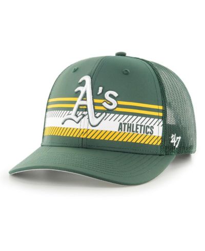 Кепка-снепбэк '47 Brand Men's Oakland Athletics Cumberland, зеленая
