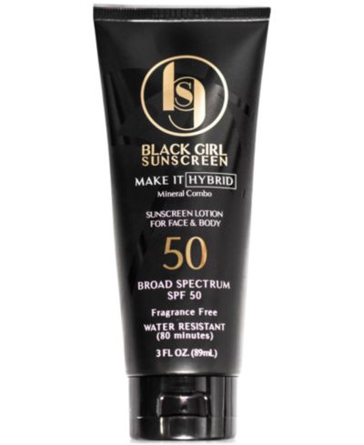 Black Girl Sunscreen Make It Hybrid солнцезащитный крем SPF 50 3 oz.