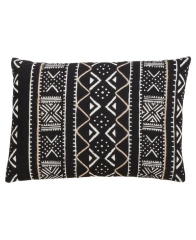 Декоративная подушка Saro Lifestyle Mud Cloth, 14" x 20"