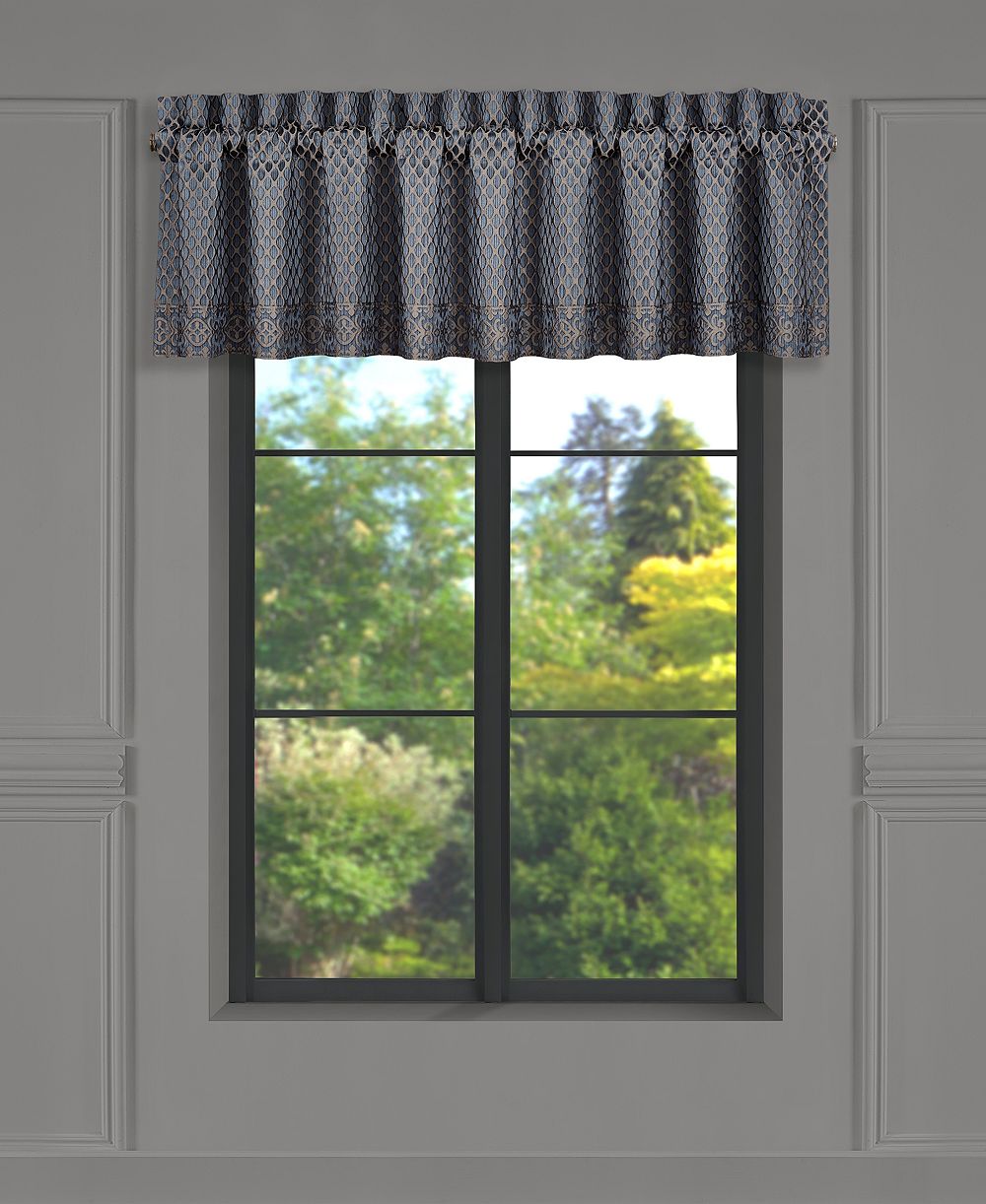 Five Queens Court Leah Window Straight Valance