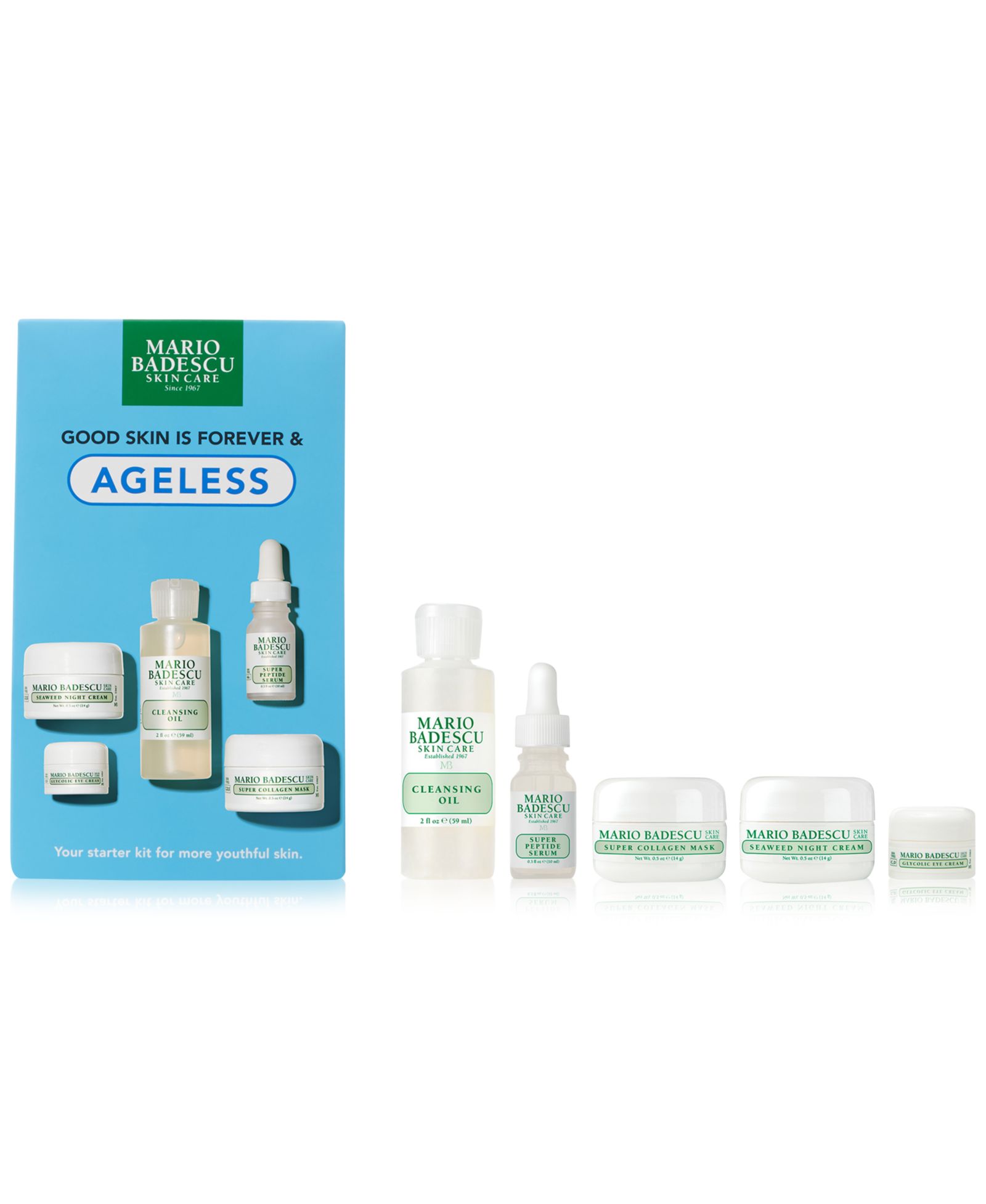 Mario Badescu Набор по уходу за кожей Good Skin Is Forever & Ageless 5 шт.