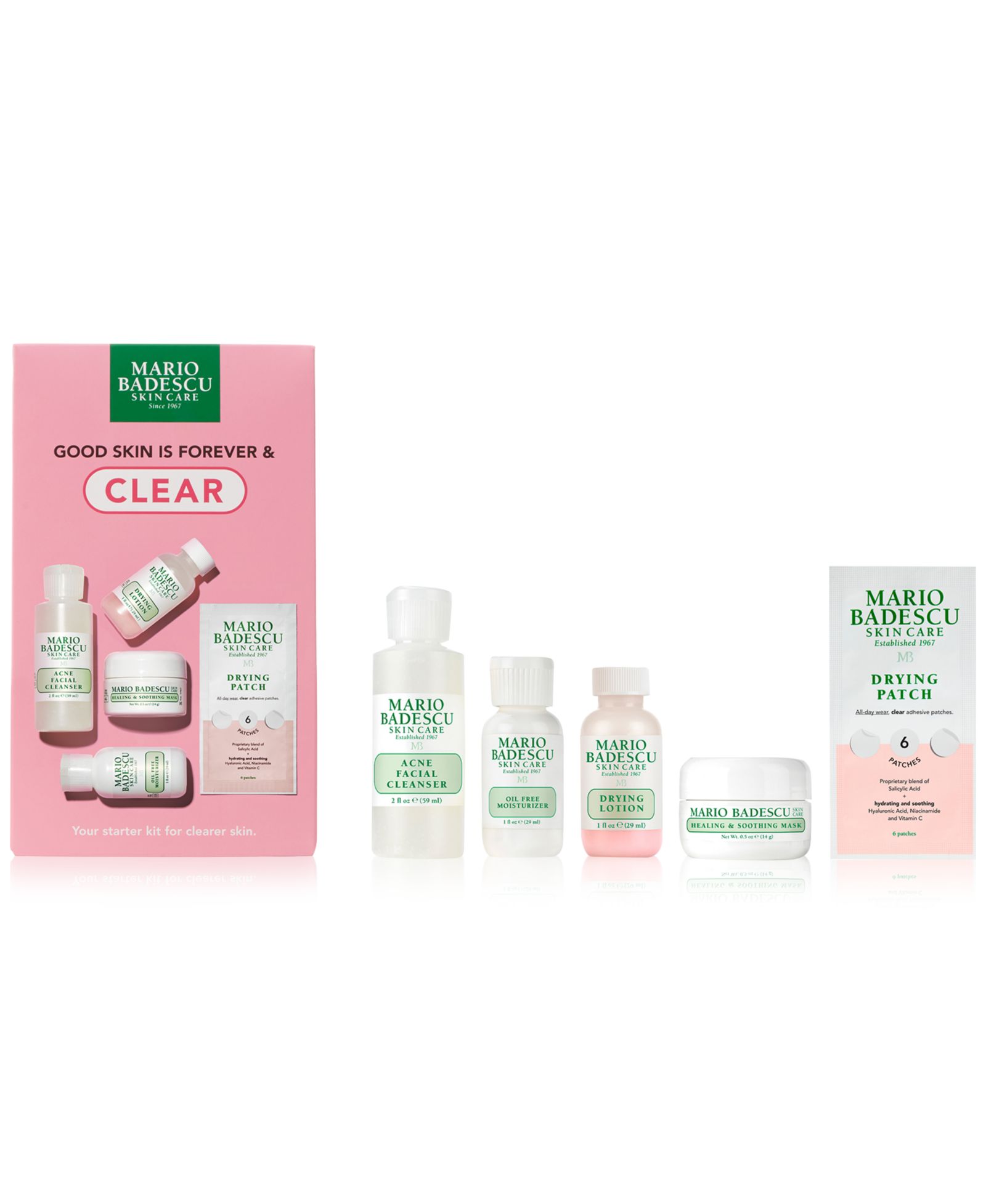 Mario Badescu набор для ухода за кожей, 5 предметов