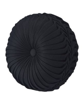 Five Queens Court Stefania Tufted Decorative Pillow, 15" Round