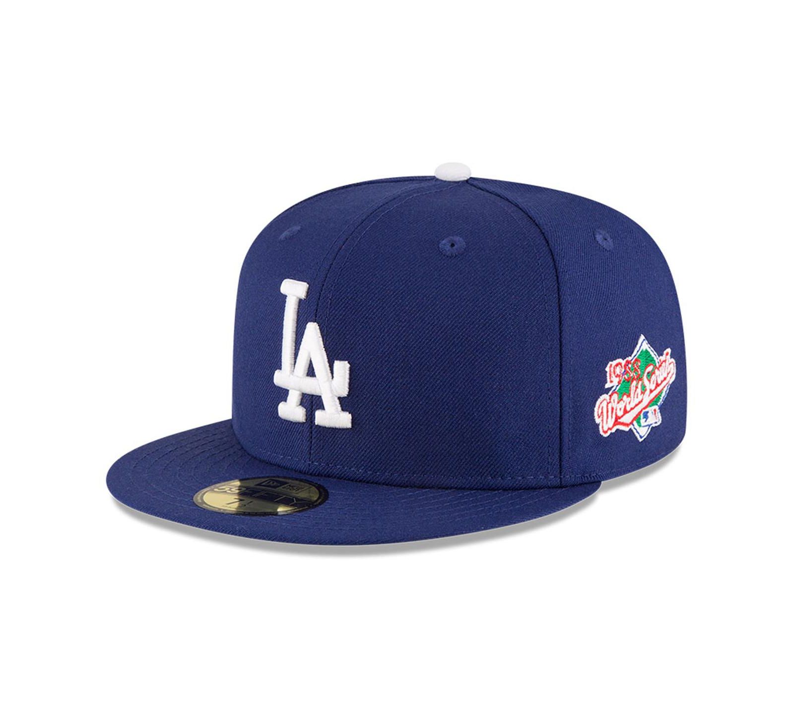 Men's New Era Navy Los Angeles Dodgers 1988 World Series Wool 59FIFTY Fitted Hat