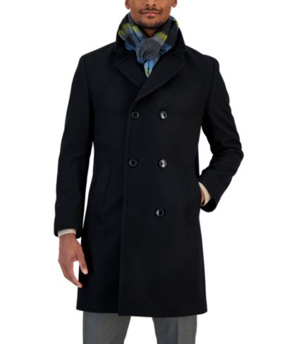 Nautica Мужское шерстяное пальто Classic-Fit Double Breasted