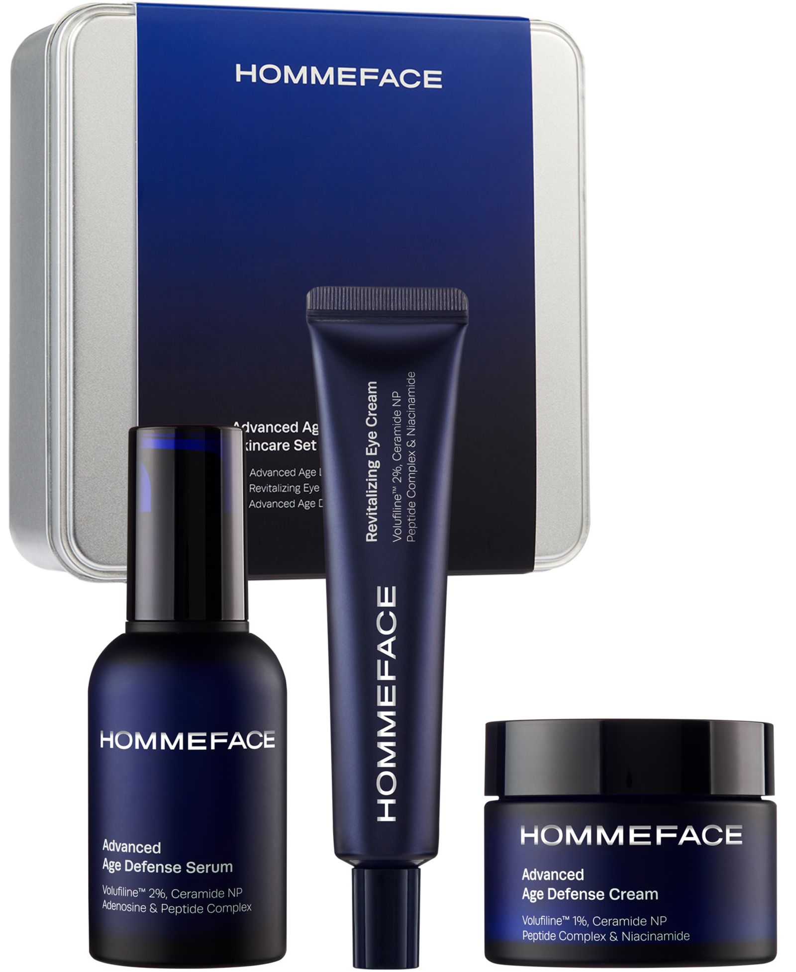 HOMMEFACE Набор для ухода за кожей Advanced Age Defense 3 шт