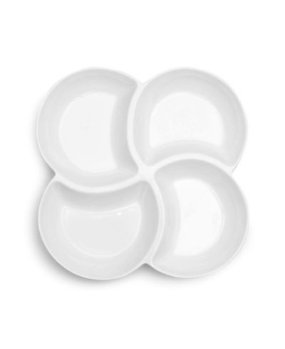 Q Squared Melamine 12.5" Clover Serving Platter