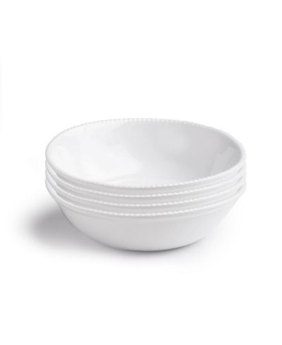 Q Squared Melamine Nautical 8.5" Personal Bowls, Set of 4