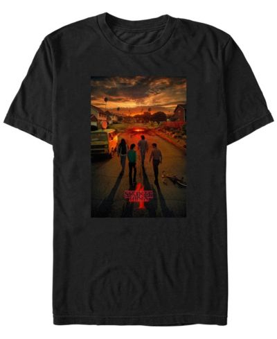 Мужская футболка Stranger Things California с коротким рукавом