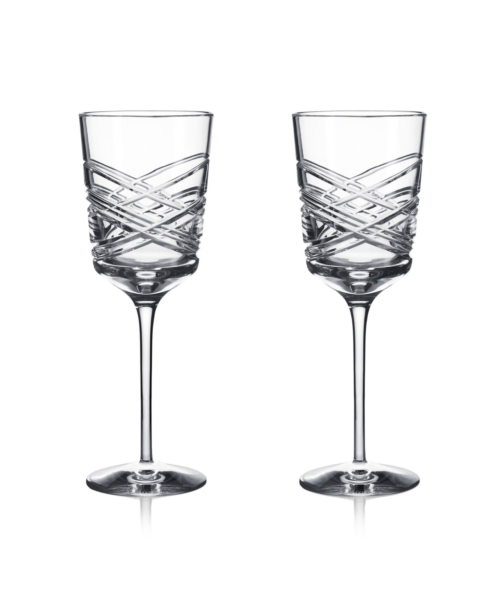 Waterford Aran Mastercraft White Wine 10 oz, Set of 2
