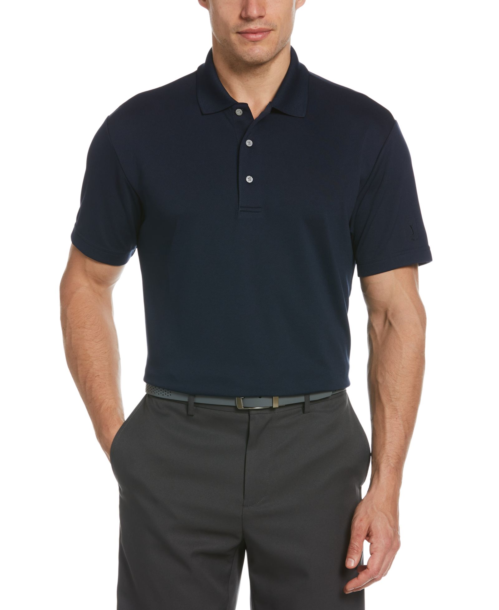 Мужское поло PGA TOUR AirFlux™ Solid Mesh для гольфа