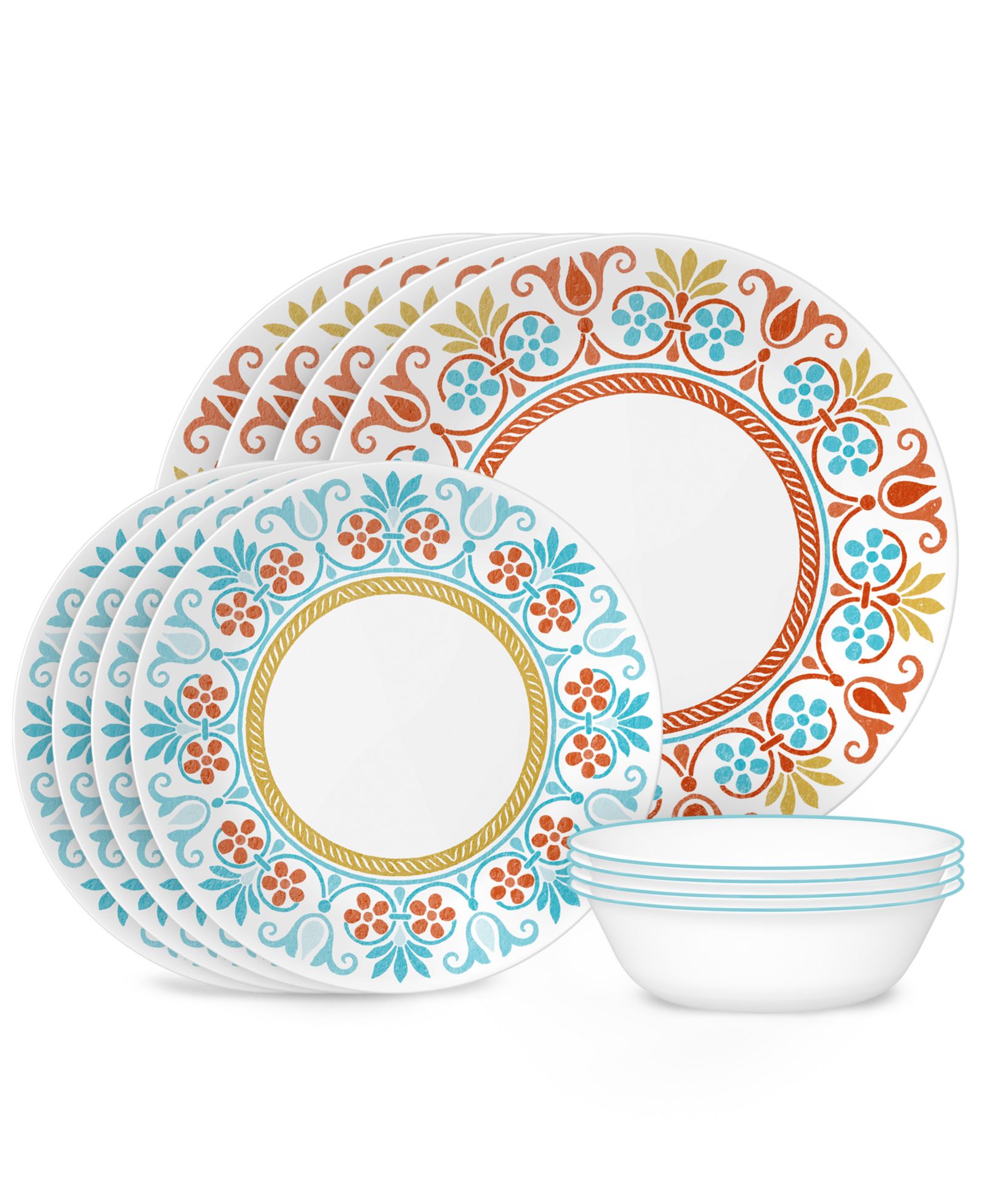 Corelle Global Collection набор посуды Terracotta Dreams, 12 Pc.