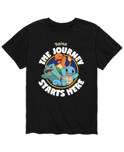 Мужская футболка Men's Pokemon Journey Starts Here