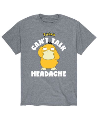 Мужской Pokemon Can't Talk Headache T-shirt