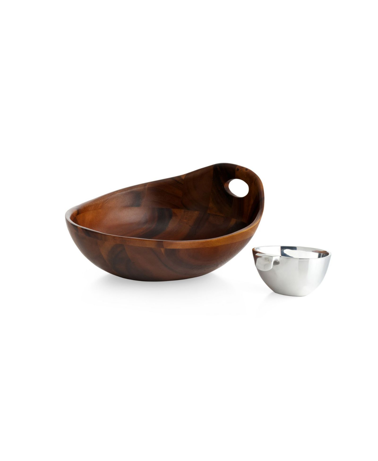 Набор Portables Wood Chip and Dip 2 Piece Set
