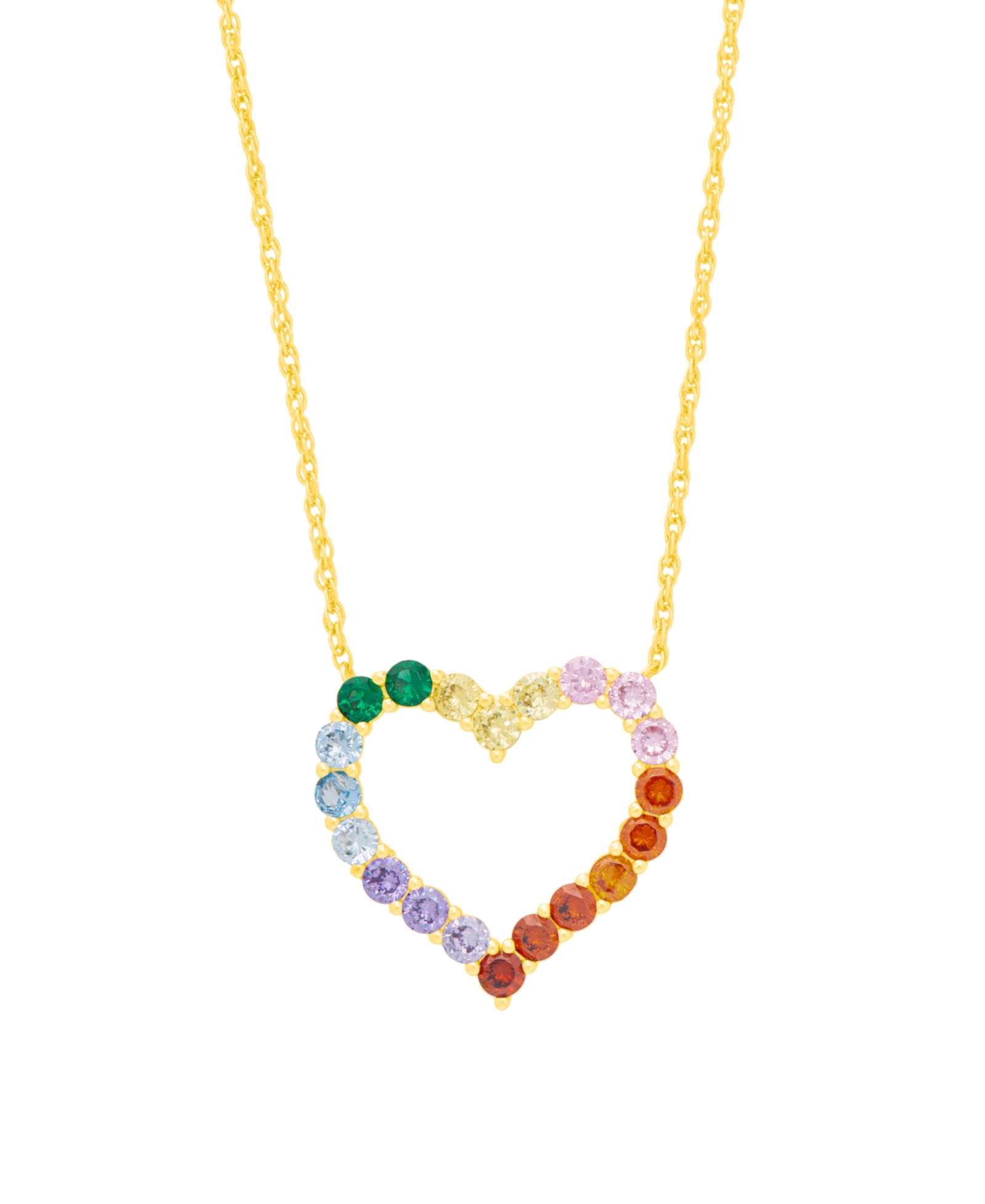 Женский кулон Macy's Rainbow Pendant Necklace