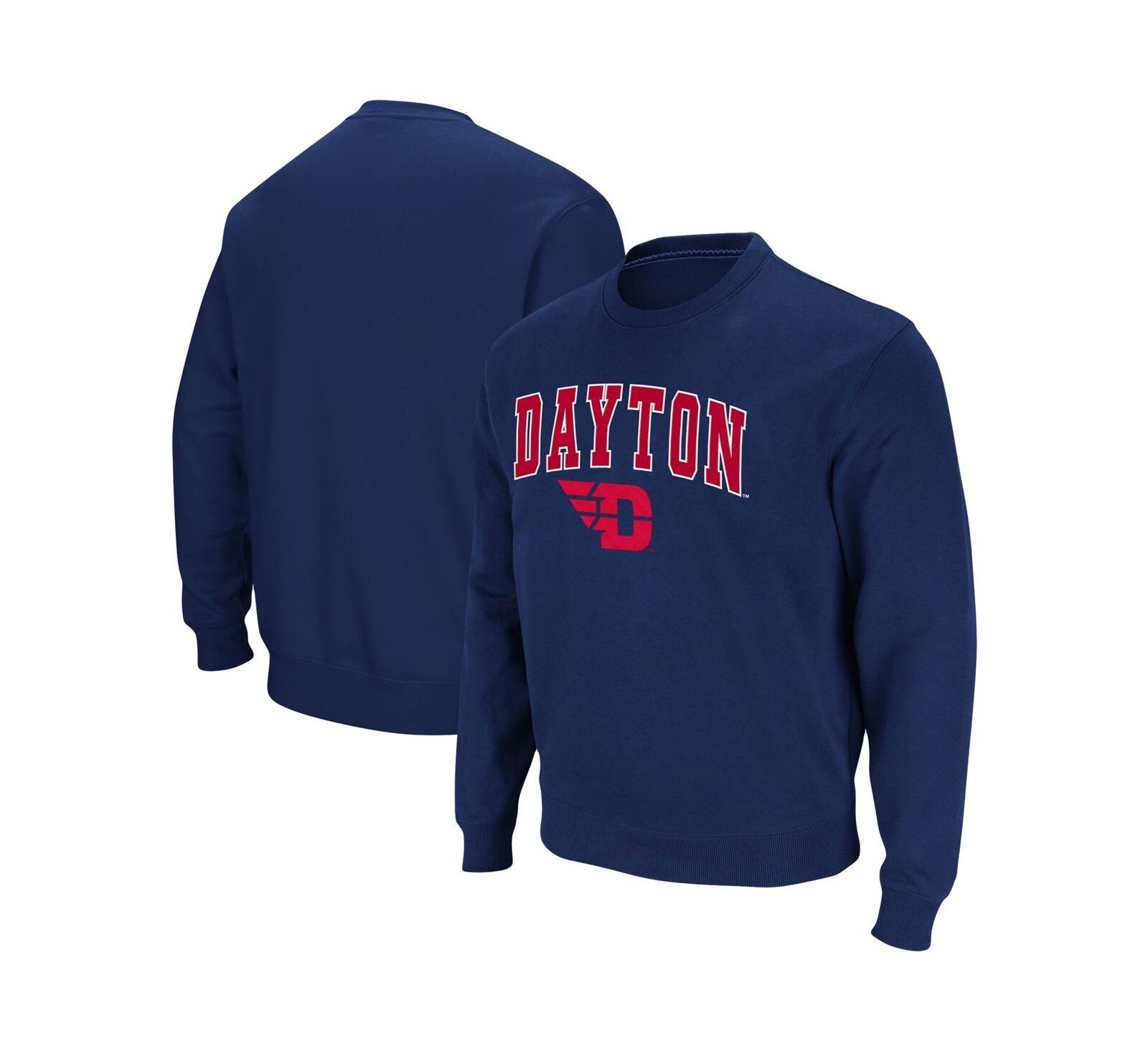 Мужское свитшот Colosseum Navy Dayton Flyers с логотипом