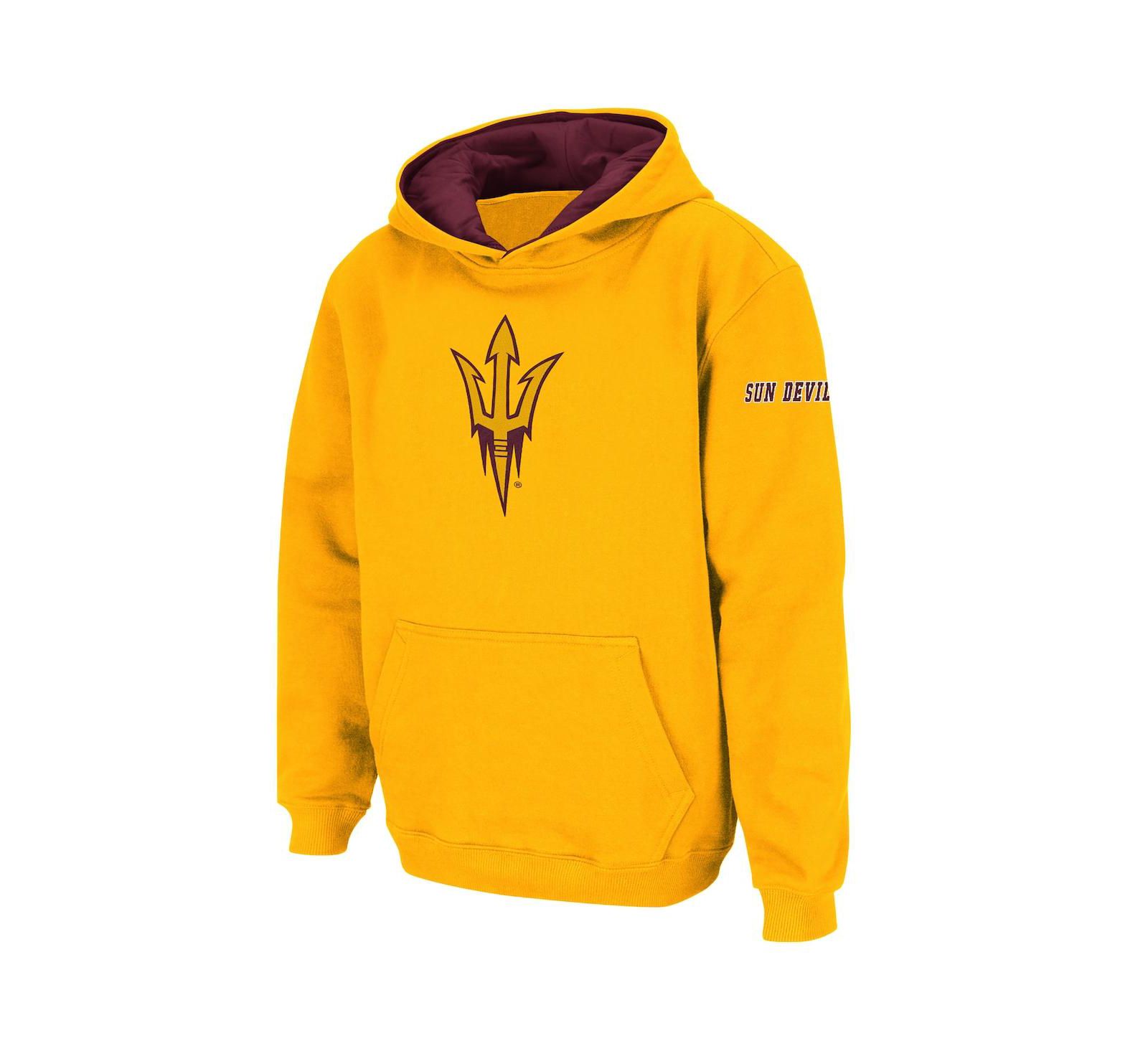Big Boys Stadium Athletic Gold Arizona State Sun Devils Big Logo Pullover Hoodie